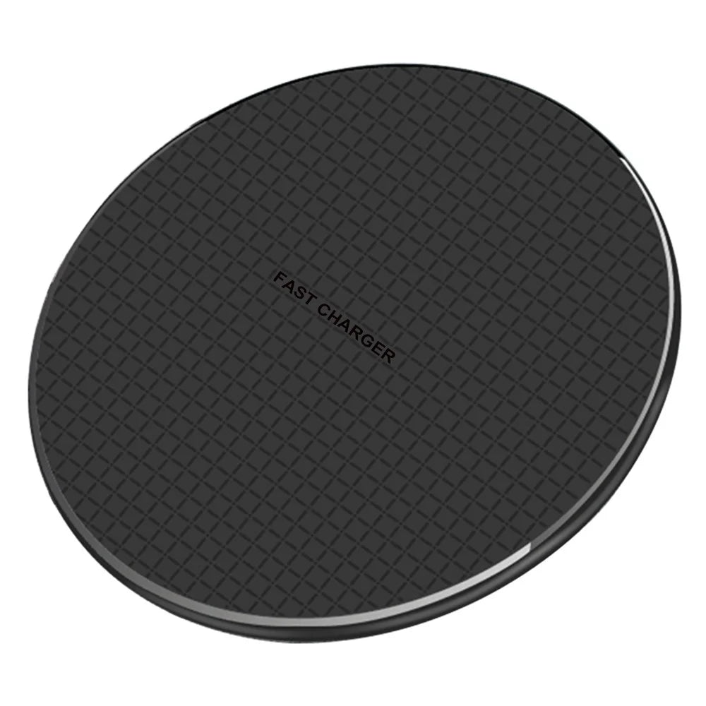 Q25 15W Qi Wireless Charger Metal Phone Ultra-Thin Fast Charging Pad - 2