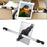 H55-1 Universal 360 Degree Rotating Car Headrest Mount Extendable 2-End Hooks Car Mount Holder for 7-11" Tablets - 1