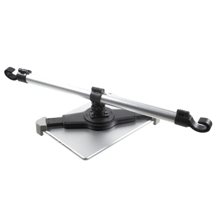 H55-1 Universal 360 Degree Rotating Car Headrest Mount Extendable 2-End Hooks Car Mount Holder for 7-11" Tablets - 6