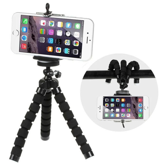 Octopus-like Cellphone Phone Mount Clamp Range: 5.5-8.5CM - Black - 1