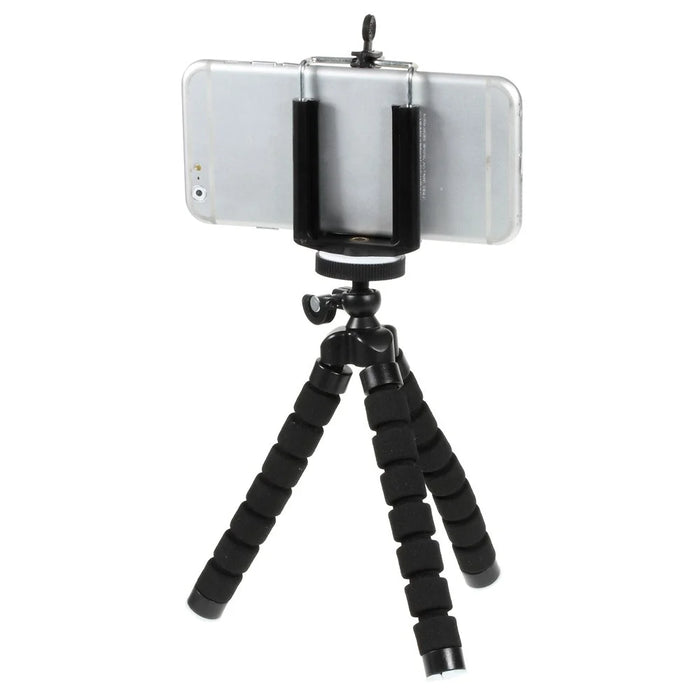 Octopus-like Cellphone Phone Mount Clamp Range: 5.5-8.5CM - Black - 2