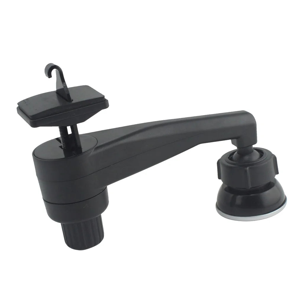 099B-116 Car Air Vent Magnetic Phone Holder Rotary Car Mount for Samsung Note 8, Huawei P10 etc. - Black - 4