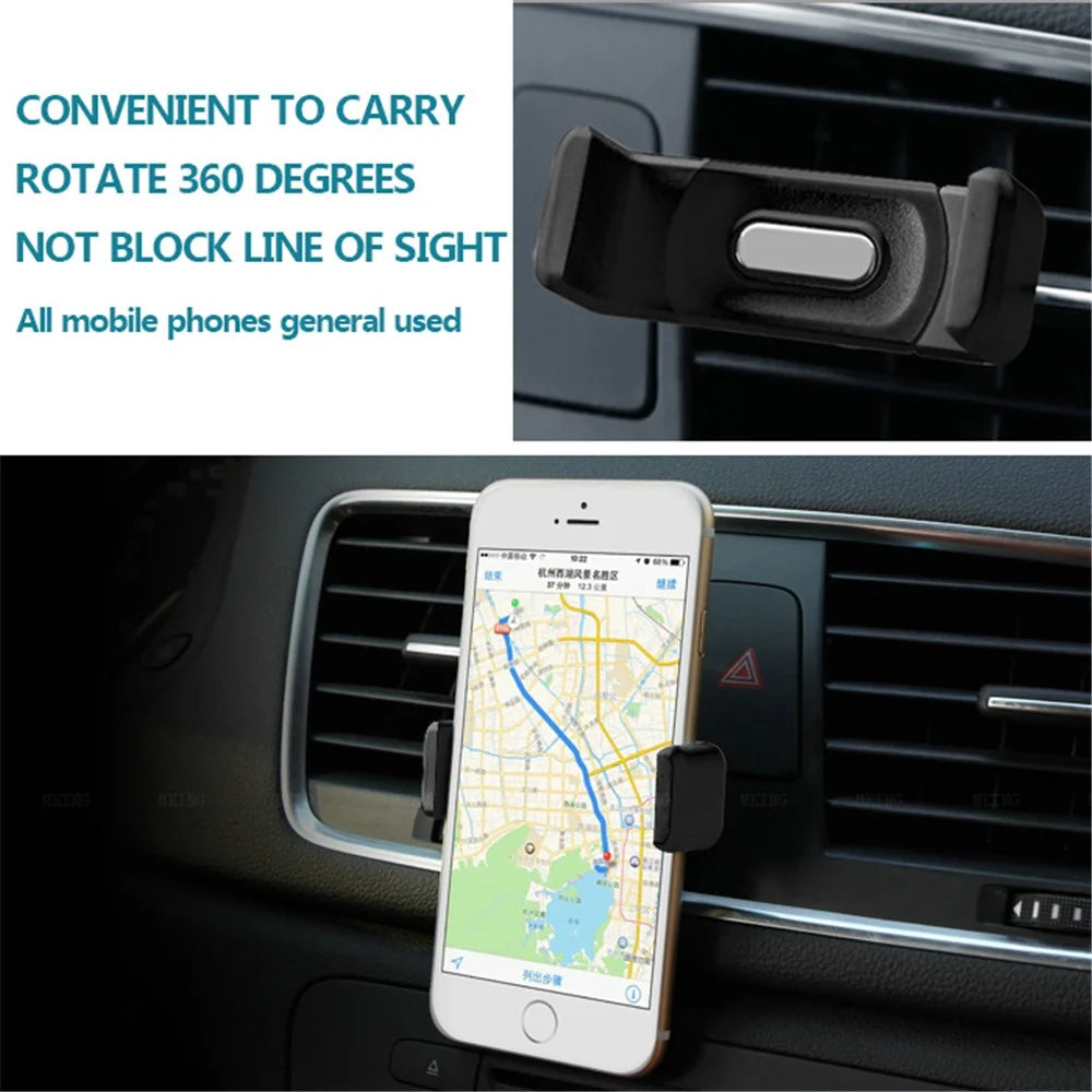 Car Air Vent Mount Holder for Mobile Phones, Clamp Width: 5.5-8cm - 1