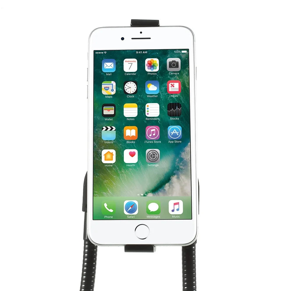 Flexible Long Arm Design Hanging Neck Desktop Cell Phone Mount Holder Lazy Bracket - 5
