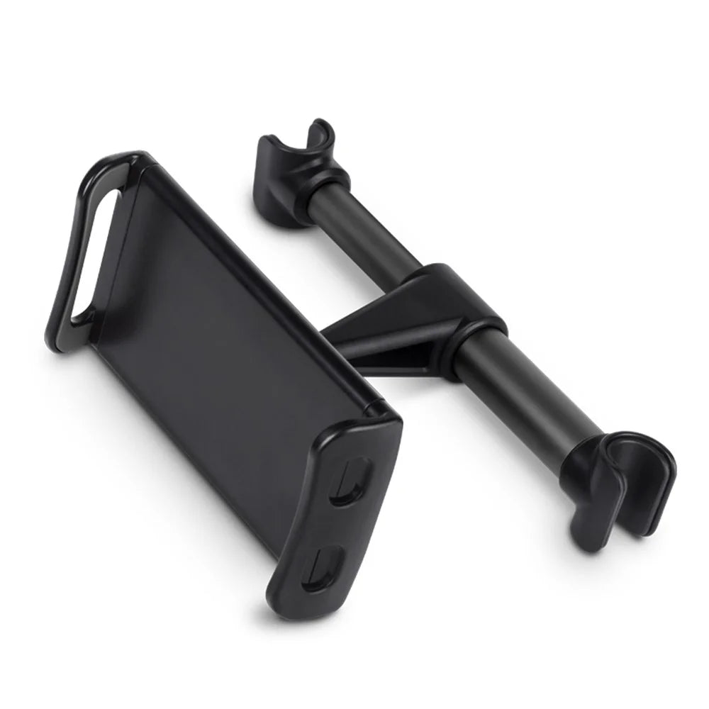 LENUO CL-26 360° Rotary Car Headrest Bracket Phone Tablet Holder for iPhone iPad Max Width 20cm - Black - 1