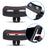 LENUO CL-26 360° Rotary Car Headrest Bracket Phone Tablet Holder for iPhone iPad Max Width 20cm - Black - 4