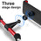 LENUO CL-26 360° Rotary Car Headrest Bracket Phone Tablet Holder for iPhone iPad Max Width 20cm - Black - 7