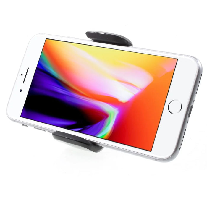 Universal Car Air Vent Smartphone Mount for iPhone Samsung LG etc, Width: 5.5-10cm - Black - 3