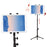 Portable Adjustable Tripod Stand Tablet Holder for iPad Air/Samsung Galaxy Tab A - 1