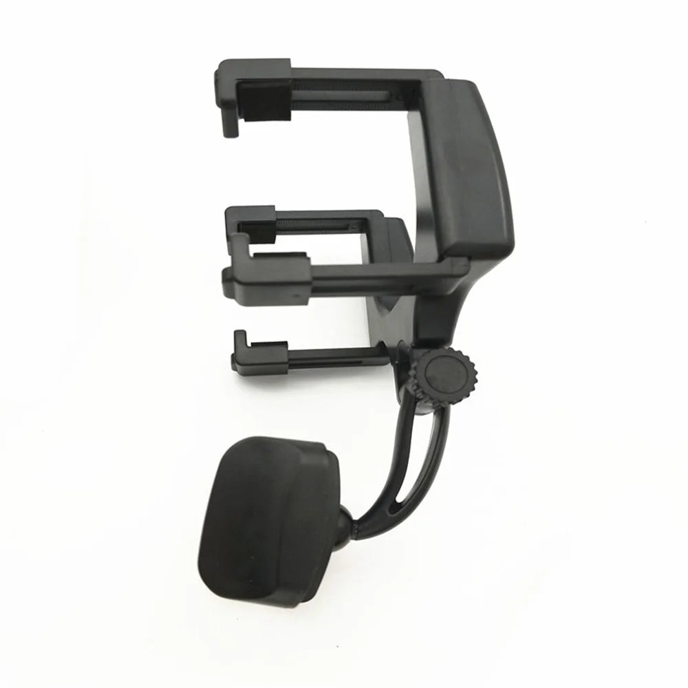 Universal Car Rear View Mirror Mount - Black - 2