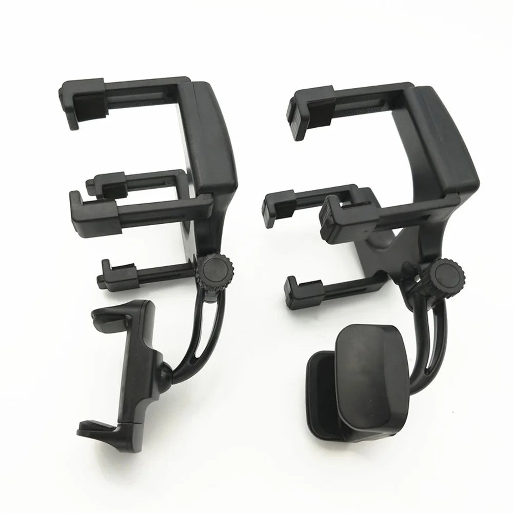 Universal Car Rear View Mirror Mount - Black - 3
