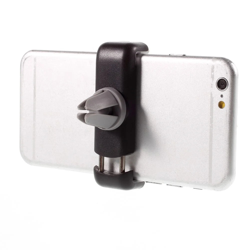 Retractable Car Air Vent Mount Phone Holder Bracket for Cellphones Within 5 Inch - Black - 3