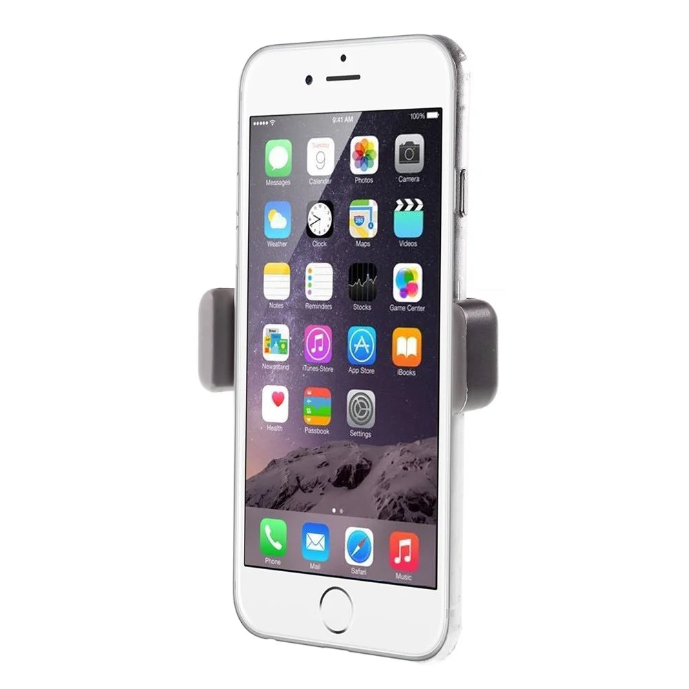 Retractable Car Air Vent Mount Phone Holder Bracket for Cellphones Within 5 Inch - Black - 4