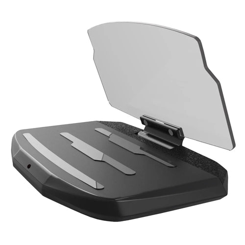 5W Qi Wireless Charger + Heads up Car Navigation Image Reflector HUD 2-in-1 Design for iPhone Samsung Huawei - 1