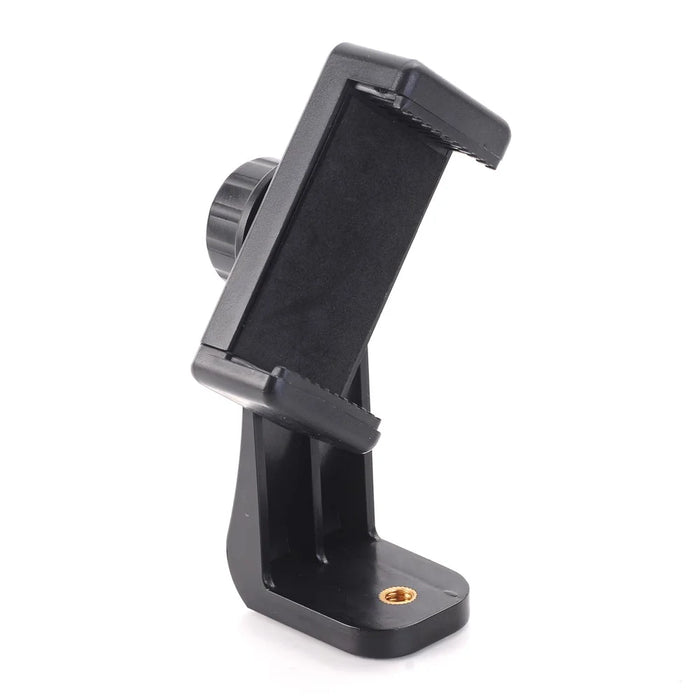 360 Degree Rotation Universal Cell Phone Tripod Mount Adapter Adjustable Clamp with 1/4 Interface - 7