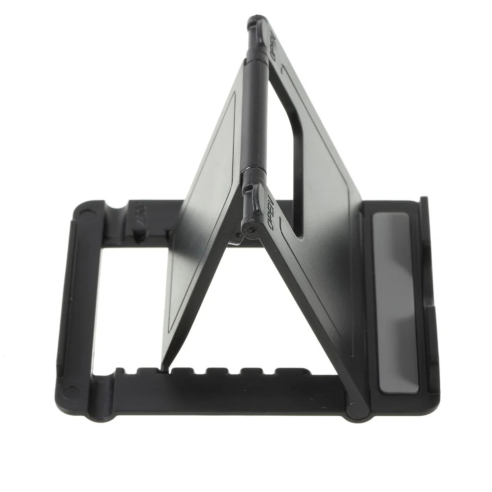 Multi-Angle Adjustable Foldable Desktop Cradle Holder Mount for iPhone Samsung Huawei Smartphone - Black - 5