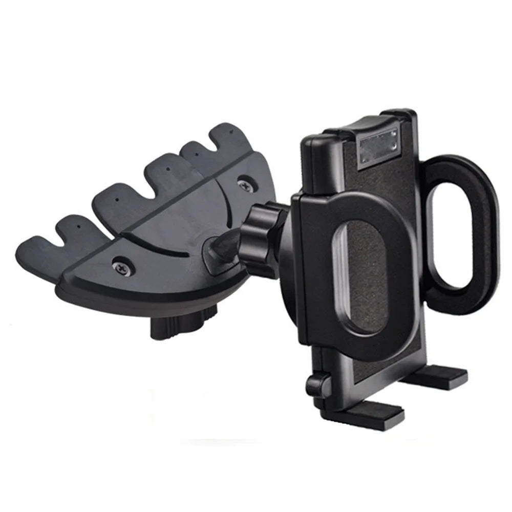 [Car CD Slot] Universal Phone Mount Holder Stand 360-degree Rotary for iPhone XS / Galaxy S9, Width: 40-80mm - 1