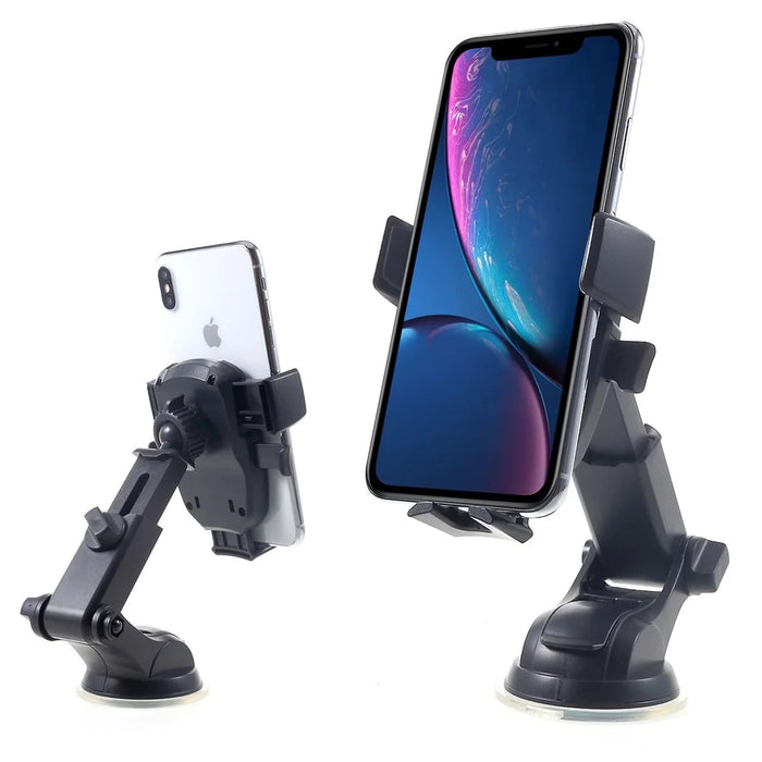 360 Degrees Rotation Car Mount Phone Holder Stand, Clamp Width: 60 - 90mm - 1