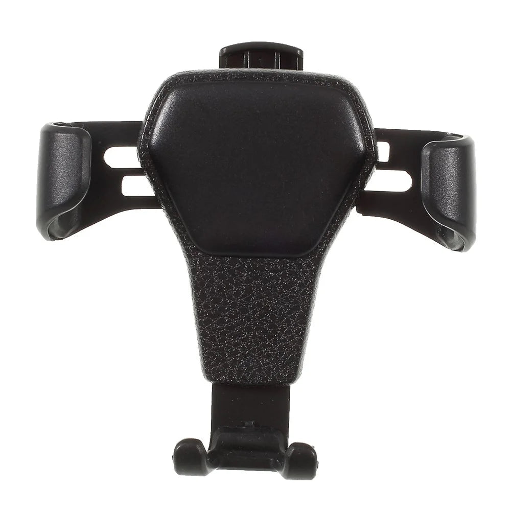 Leather Texture Gravity Car Air Vent Mount Holder for iPhone Samsung - 5