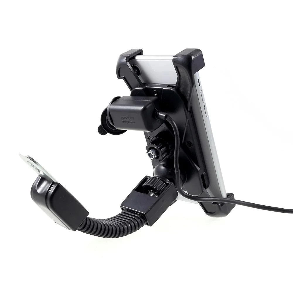 Universal Motorcycle Motorbike Mount Holder Handlebar Bracket Stand for 4-6 inch Smartphone - 4