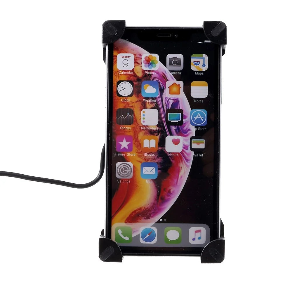 Universal Motorcycle Motorbike Mount Holder Handlebar Bracket Stand for 4-6 inch Smartphone - 5