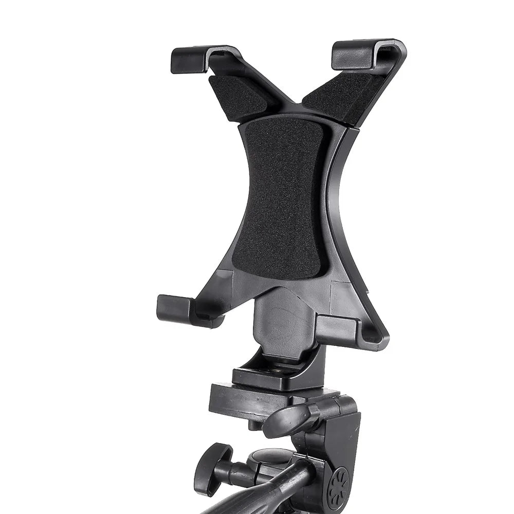 3110 Universal Tablet Clamp Holder Mount with Aluminum Tripod Stand for iPad 4/Air/Pro 11-inch (2018), Clamp Width: 123-200mm - 6