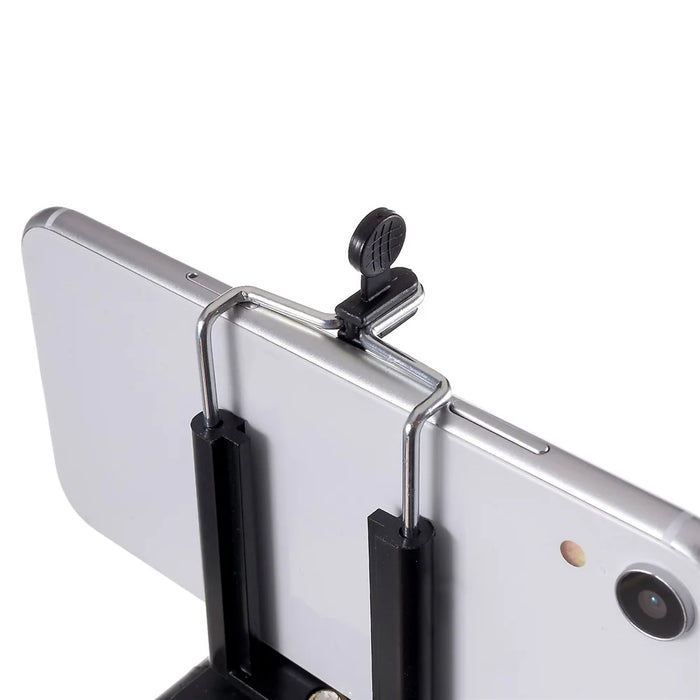 3110 Aluminum Desktop Tripod with Phone Clamp Extendable Live Streaming Travel Lightweight Stand - 6