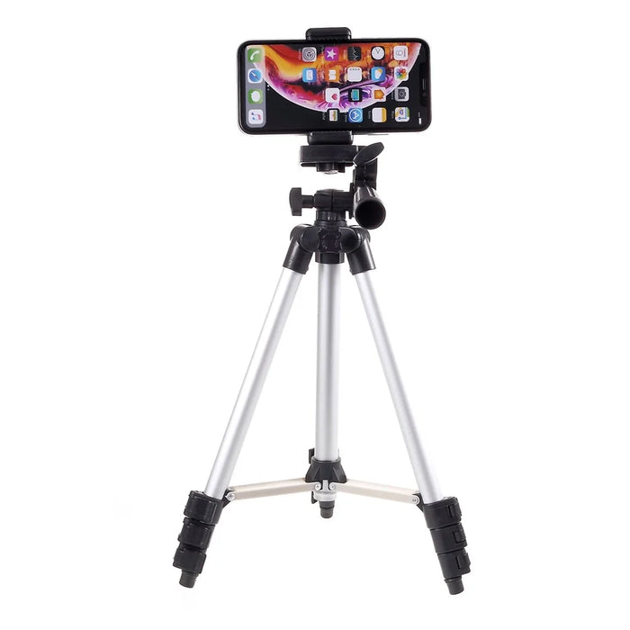 3110 Aluminum Adjustable Tripod Holder with Phone Clamp, Clamp Width: 57-83mm - 2