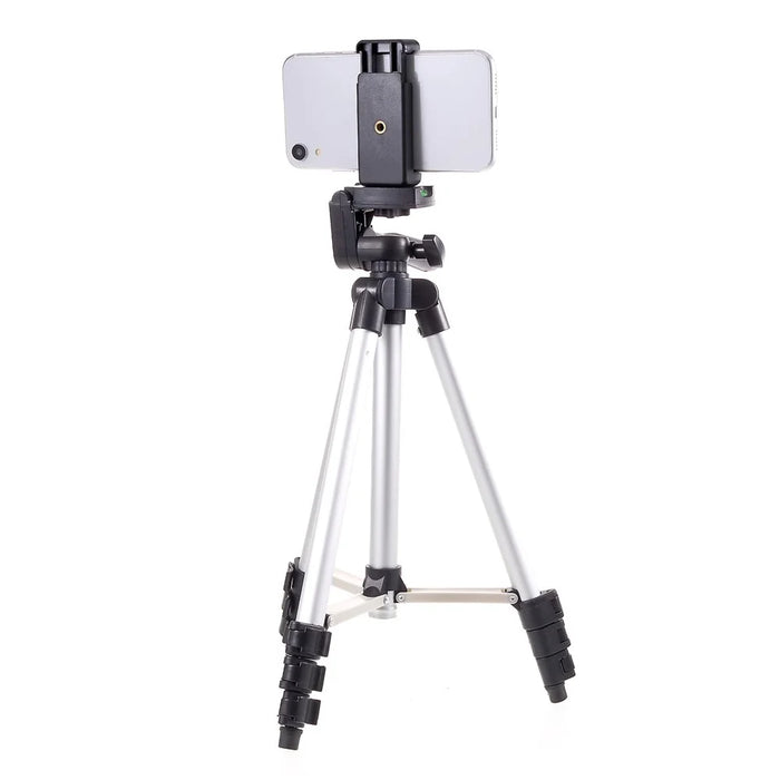 3110 Aluminum Adjustable Tripod Holder with Phone Clamp, Clamp Width: 57-83mm - 3