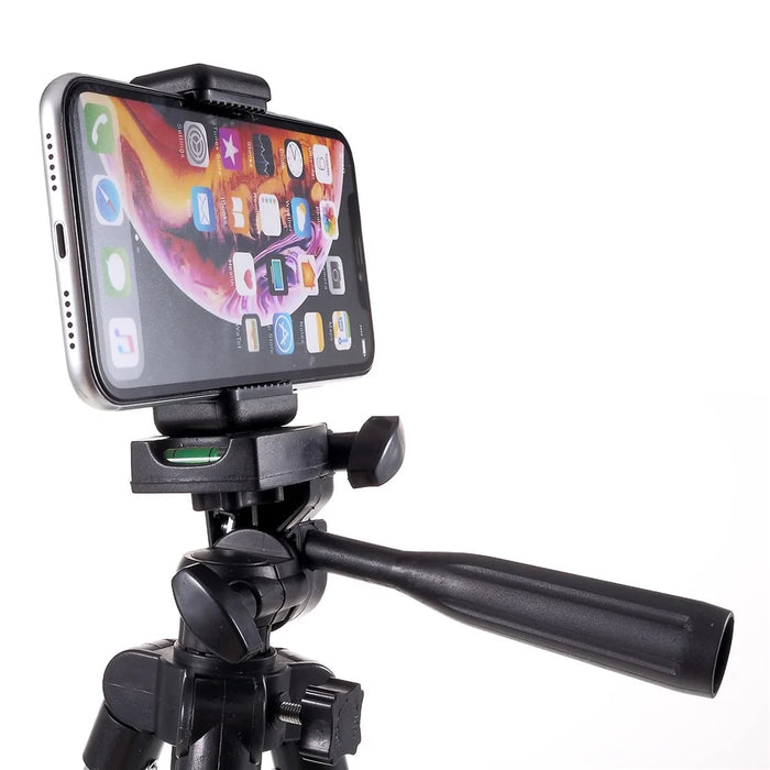 3110 Aluminum Adjustable Tripod Holder with Phone Clamp, Clamp Width: 57-83mm - 5