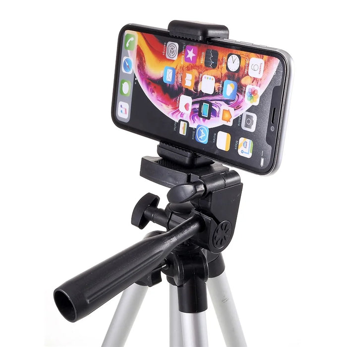 3110 Aluminum Adjustable Tripod Holder with Phone Clamp, Clamp Width: 57-83mm - 6