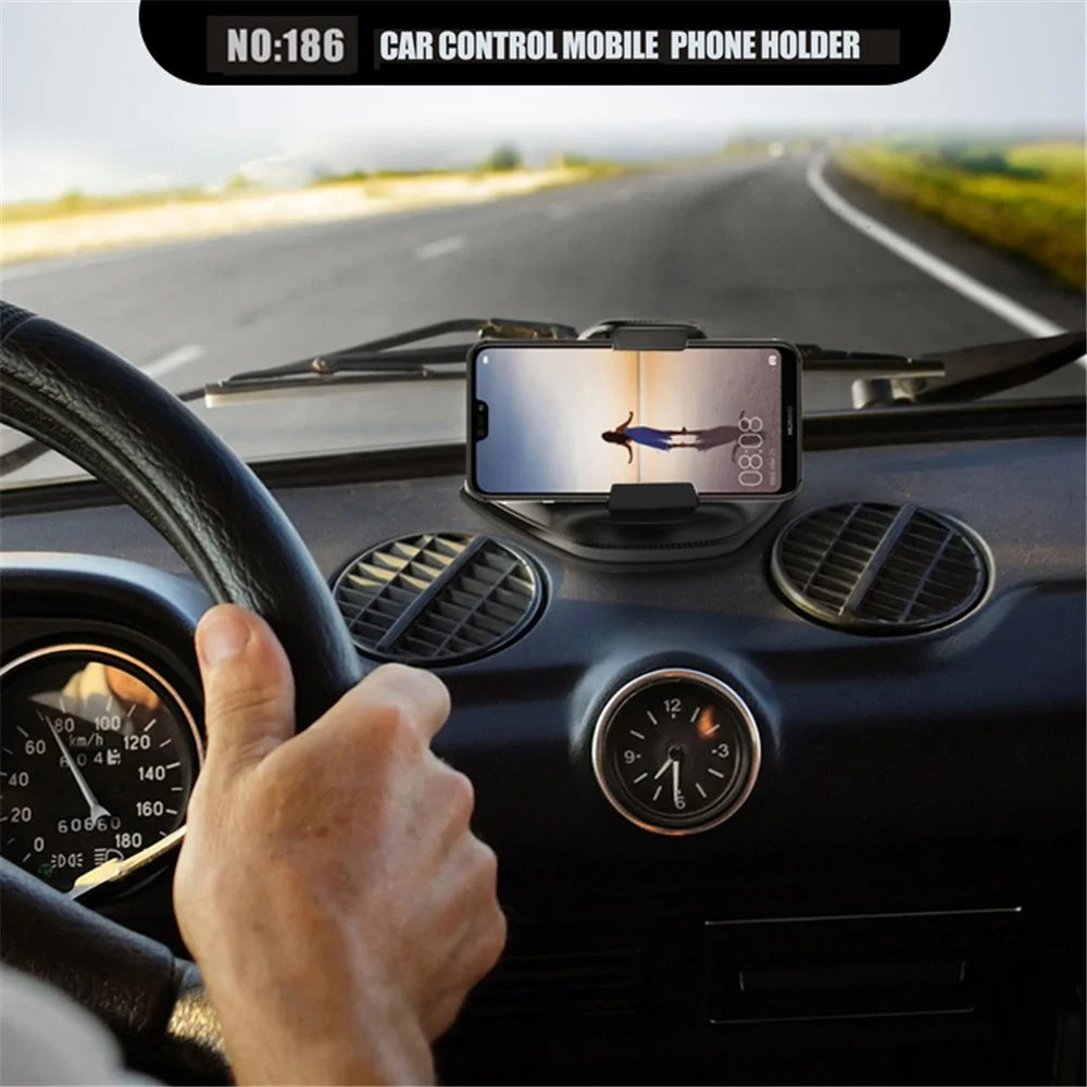 Car Dashboard Mobile Phone Holder Bracket for 3-7 inch Smartphone - 4