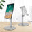 Aluminum Alloy Universal Phone Tablet Desktop Stand Holder 360 Degree Rotation Cellphone Bracket - Silver - 1