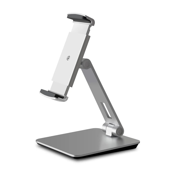 Foldable Rotary Aluminium Alloy 4-14 inch Phone Tablet Bracket Desktop Holder Stand - Grey - 3
