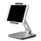 Foldable Rotary Aluminium Alloy 4-14 inch Phone Tablet Bracket Desktop Holder Stand - Grey - 6