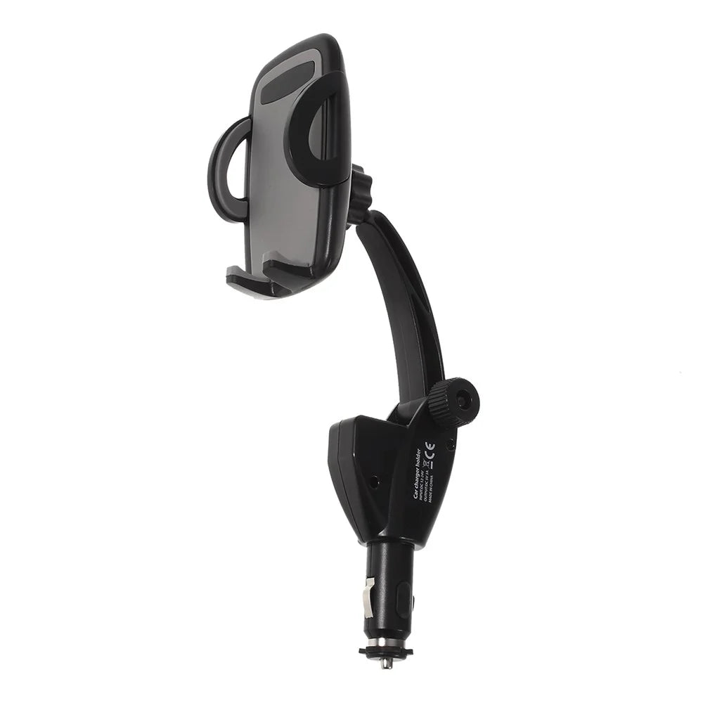 Car Cigarette Lighter Car Charger Holder Mount for MP5/GPS/Mobile Phones - 1