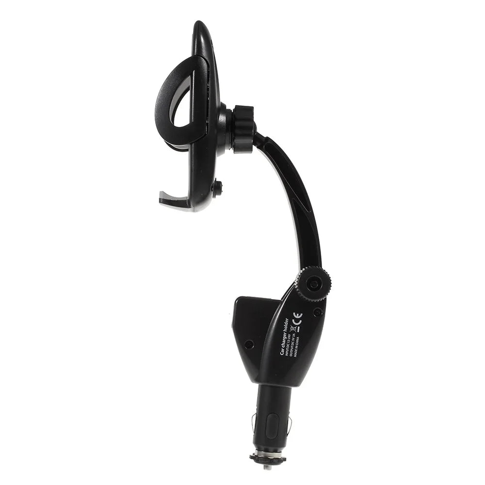 Car Cigarette Lighter Car Charger Holder Mount for MP5/GPS/Mobile Phones - 7