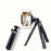 Digital Camera Mount Mobile Phone Clip Fixed Bracket Desktop Tripod Stand Adjustable Angle - Black - 1