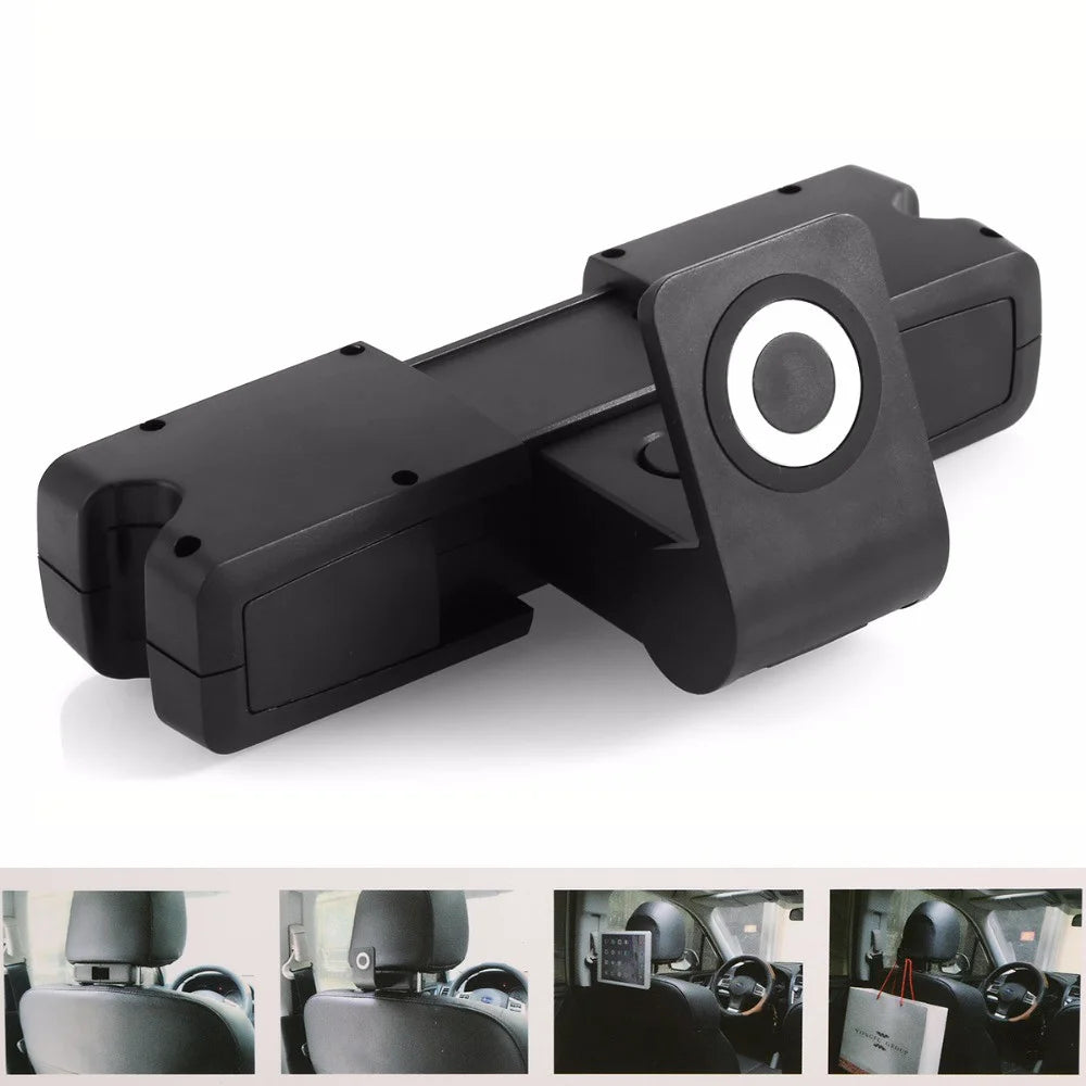 Adjustable Universal Car Headrest Holder Magnetic Mount Mobile Phone Tablet Car Holder Stand Back Seat Bracket Detachable - 1