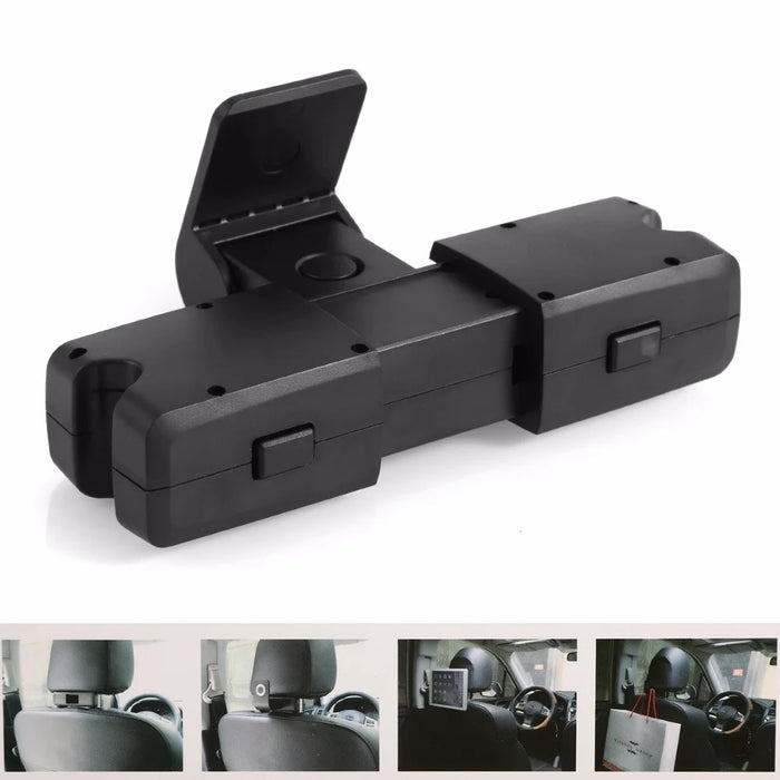 Adjustable Universal Car Headrest Holder Magnetic Mount Mobile Phone Tablet Car Holder Stand Back Seat Bracket Detachable - 2