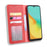 Auto-absorbed Vintage Style Leather Wallet Stand Protective Case for ZTE Blade A7 2019 - Red - 4