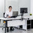 UPERGO OL-3S Dual Purpose Monitor and Laptop Arm Mount 17-27inch Monitor Holder Mount and 10-17inch Laptop Support - Black - 4