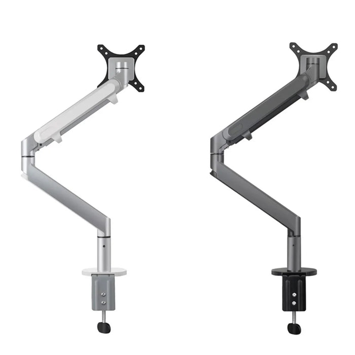 UPERGO OZ-1 Gas Spring LCD Arm Mount Swivel Clamp Desktop Monitor Stand Adjustable Office Desk Stand - Dark Grey - 3