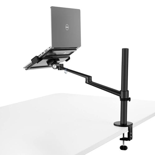 UPERGO OLL-1S Monitor Desk Stand Laptop Arm Mount Desktop for 10-17 inch Laptop - Black - 1