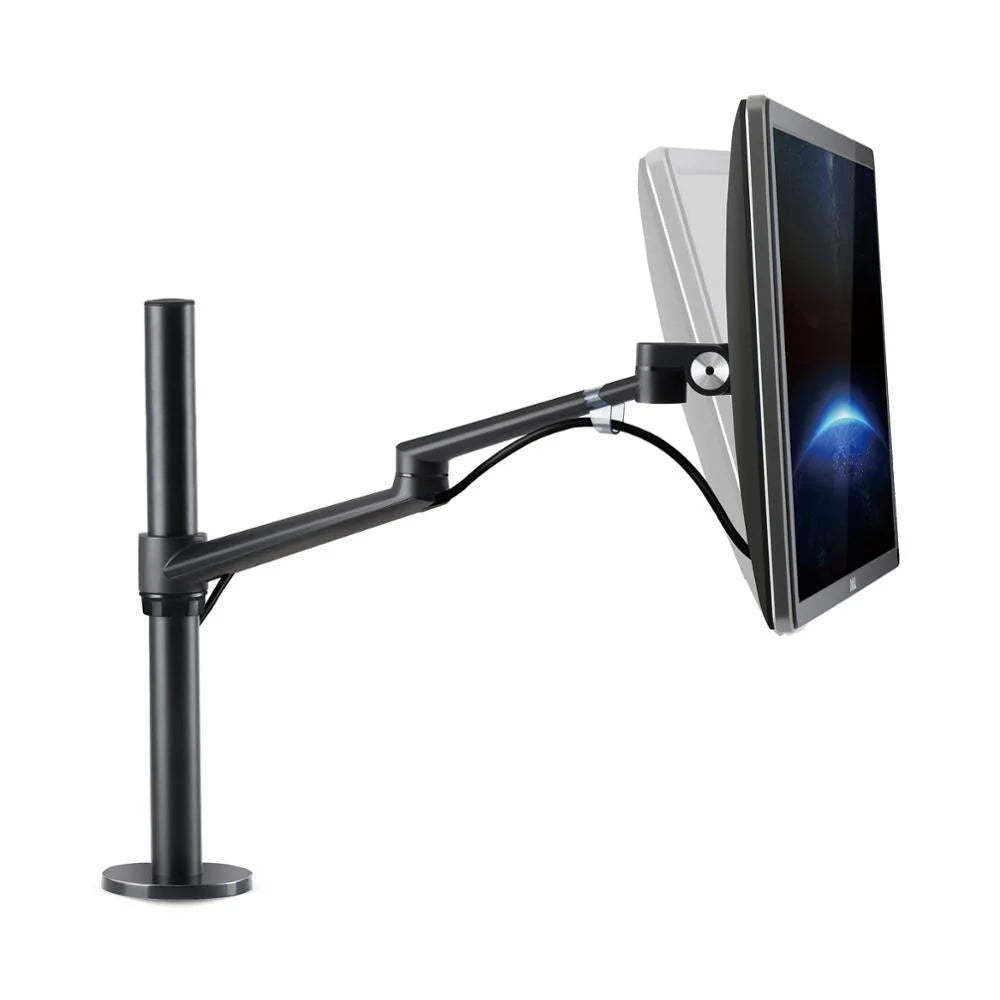 UPERGO OLL-1S Monitor Desk Stand Laptop Arm Mount Desktop for 10-17 inch Laptop - Black - 2