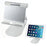 Height Adjustable Aluminum Alloy Desktop Stand Holder for iPad iPhone Tablet PC - Silver Color - 1