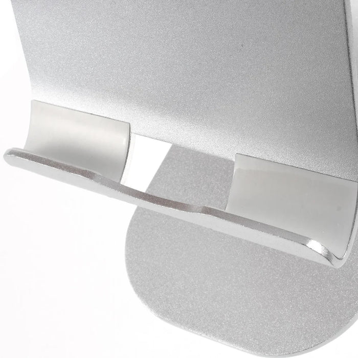 Height Adjustable Aluminum Alloy Desktop Stand Holder for iPad iPhone Tablet PC - Silver Color - 5