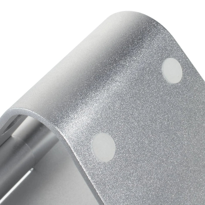 Height Adjustable Aluminum Alloy Desktop Stand Holder for iPad iPhone Tablet PC - Silver Color - 7