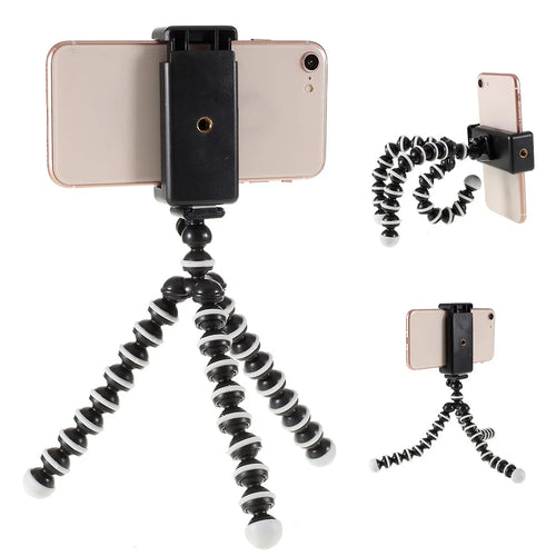 Octopus Tripod Octopus Bracket 360 Degree Rotation Mini Universal Mobile Phone Holder Stand Anti-Crack Phone Tripod Stand for Live Streaming Vlogging Video - 1