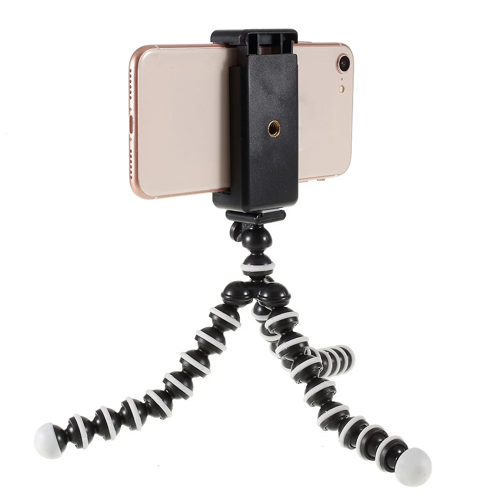 Octopus Tripod Octopus Bracket 360 Degree Rotation Mini Universal Mobile Phone Holder Stand Anti-Crack Phone Tripod Stand for Live Streaming Vlogging Video - 4